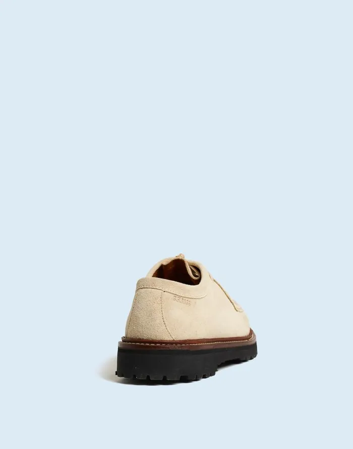 Dress Shoes and Loafers Men Madewell Madewell X GHBASS Wallace Suede Moc Off White