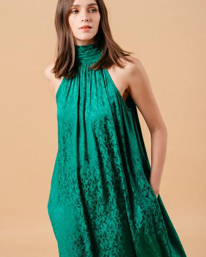 DRESS VERT MURIEL Shop Grace and Mila Formal Dresses