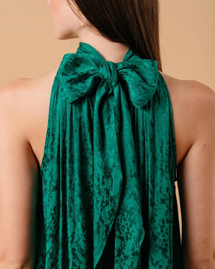 DRESS VERT MURIEL Shop Grace and Mila Formal Dresses