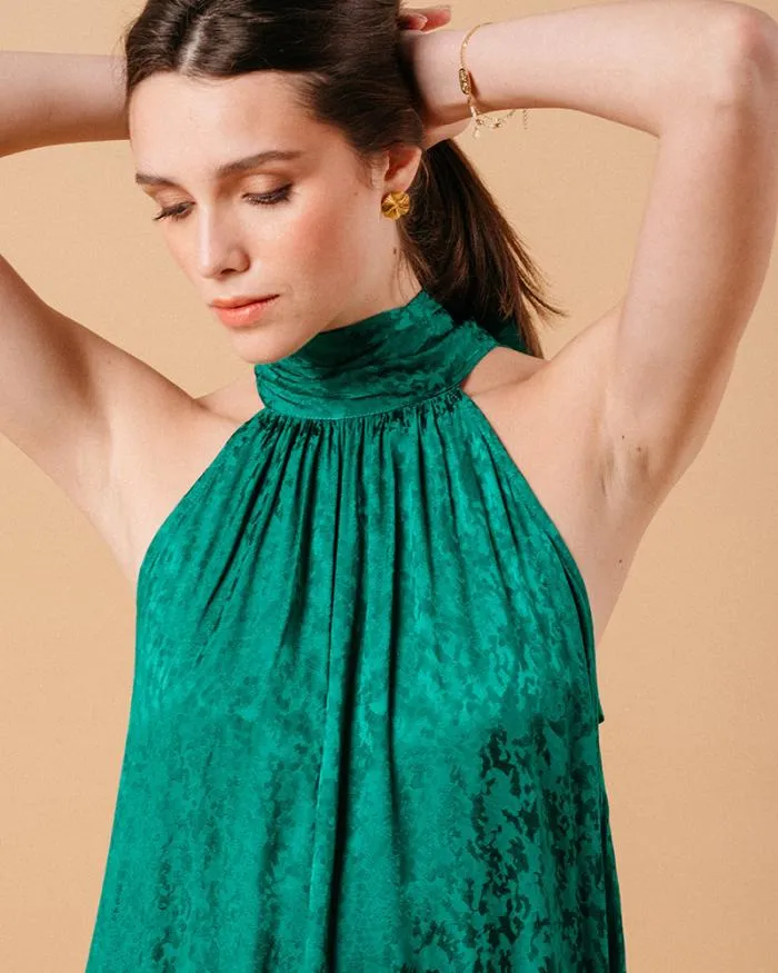 DRESS VERT MURIEL Shop Grace and Mila Formal Dresses