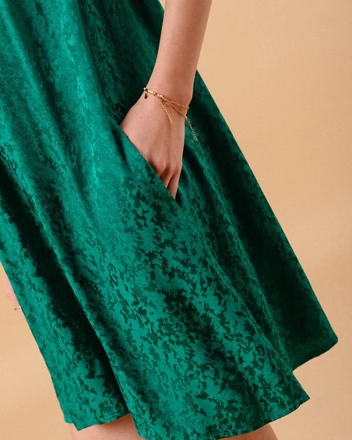 DRESS VERT MURIEL Shop Grace and Mila Formal Dresses