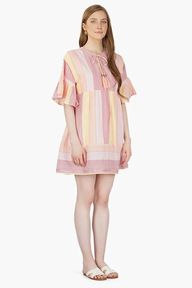 Dresses America and Beyond Women Noah Stripe Tunic Dress