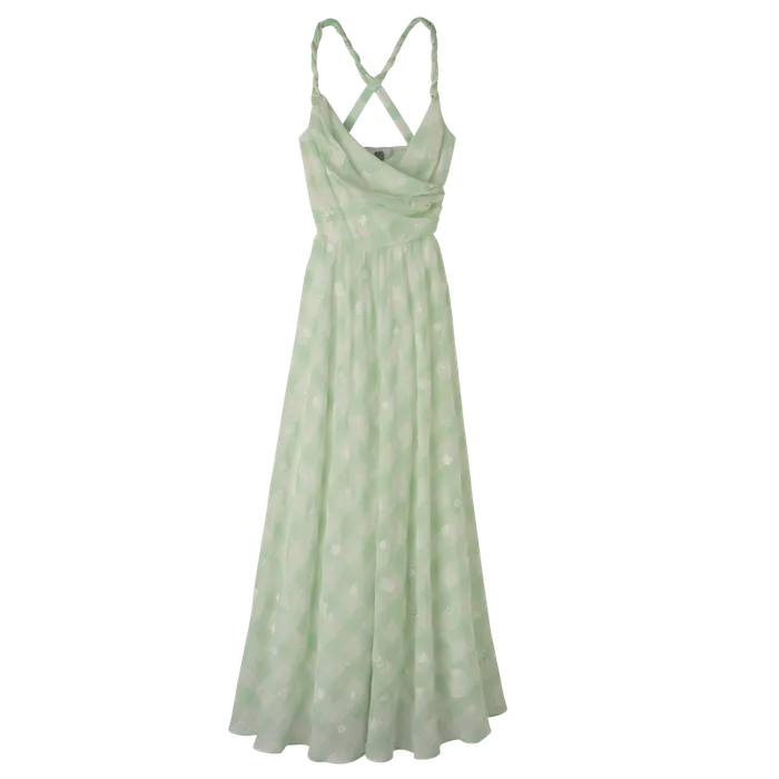 Dresses and Skirts Women Long dress Aqua Green Longchamp