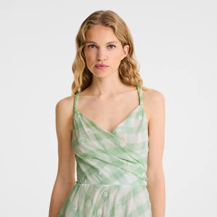 Dresses and Skirts Women Long dress Aqua Green Longchamp Dresses and Skirts Women Long dress Aqua Green Longchamp