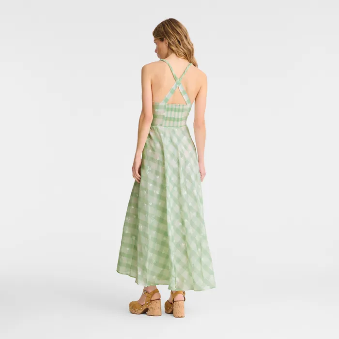 Dresses and Skirts Women Long dress Aqua Green Longchamp Dresses and Skirts Women Long dress Aqua Green Longchamp