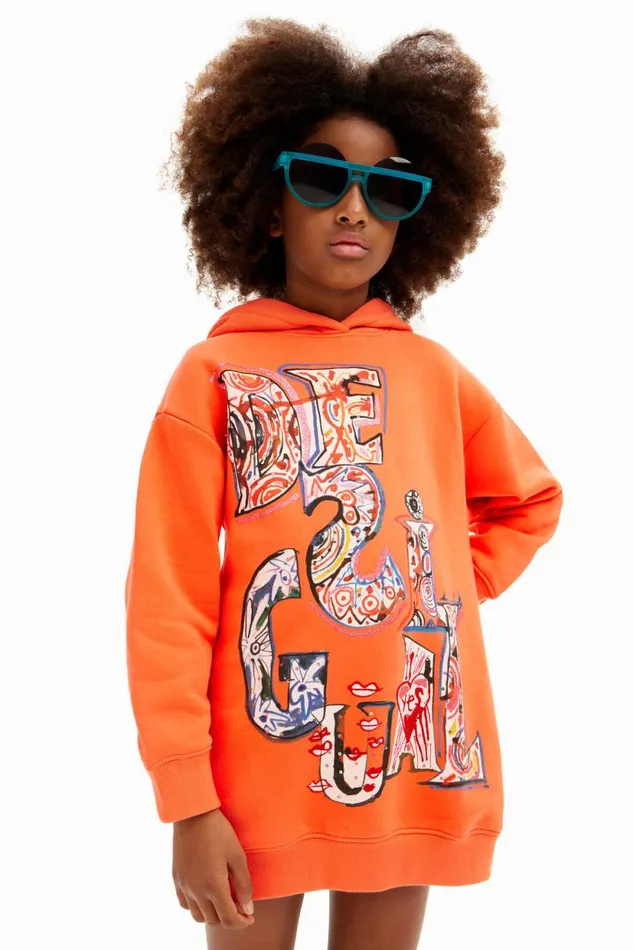 Dresses Kids Desigual Desigual Sweatshirt Dress Red