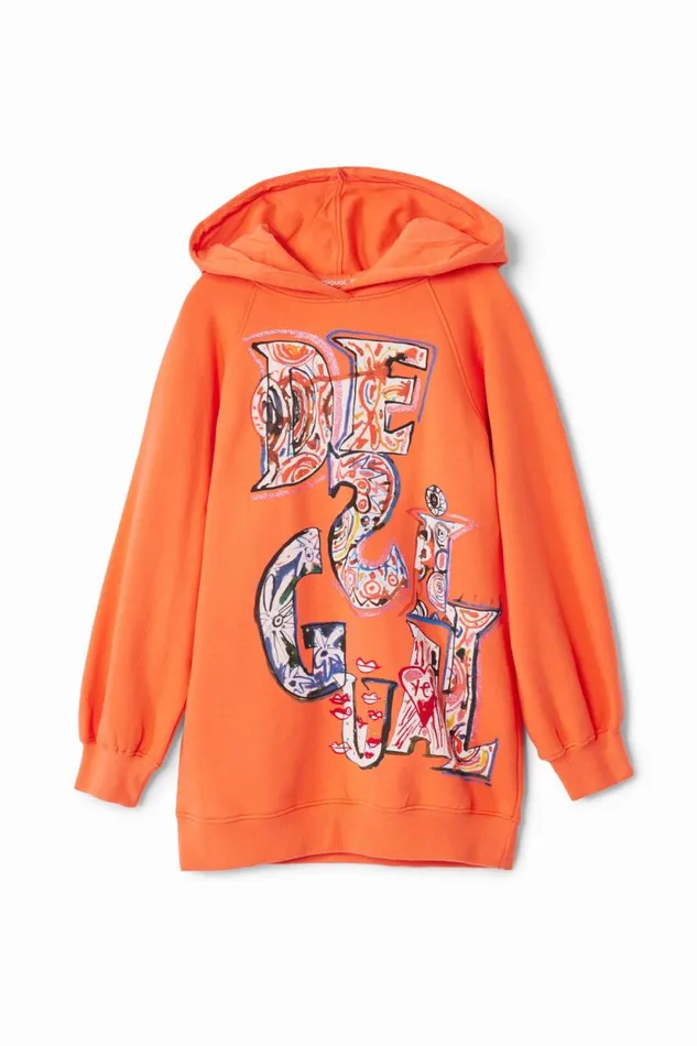 Dresses Kids Desigual Desigual Sweatshirt Dress Red