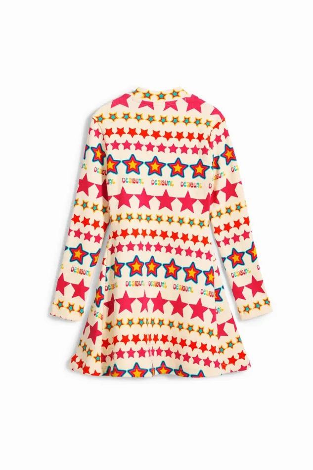Dresses Kids Desigual Star Dress White