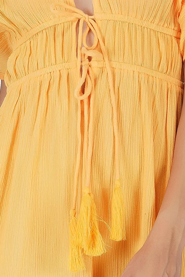 Dresses Women America and Beyond Amber Cotton Crepe Short Dress