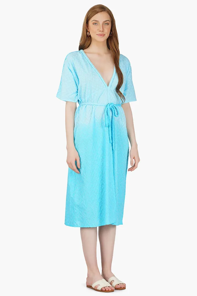 Dresses Women America and Beyond Frances Ombre Embroidered Dress