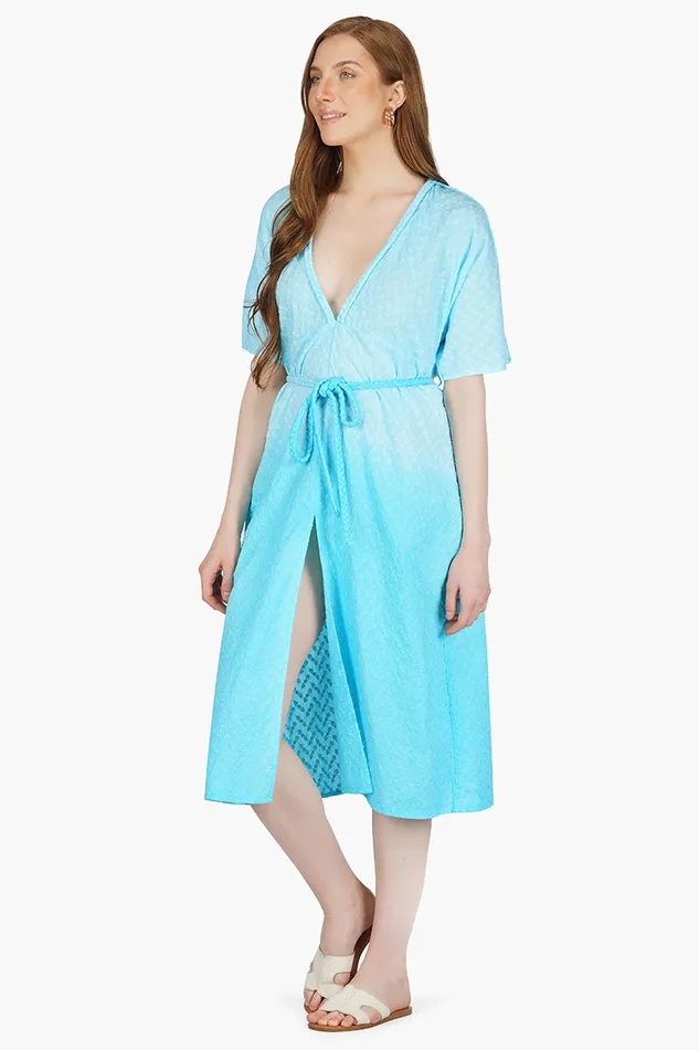Dresses Women America and Beyond Frances Ombre Embroidered Dress