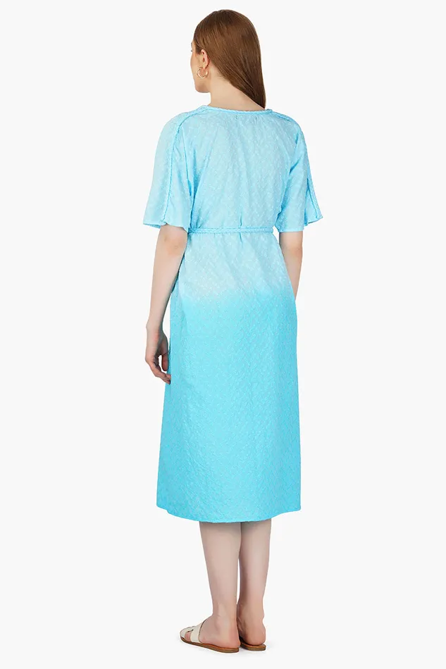 Dresses Women America and Beyond Frances Ombre Embroidered Dress