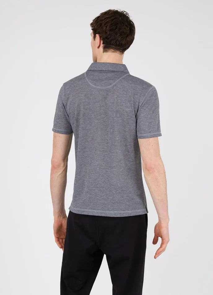 DriRelease Active Polo Shirt Grey Melange Men SUNSPEL Activewear