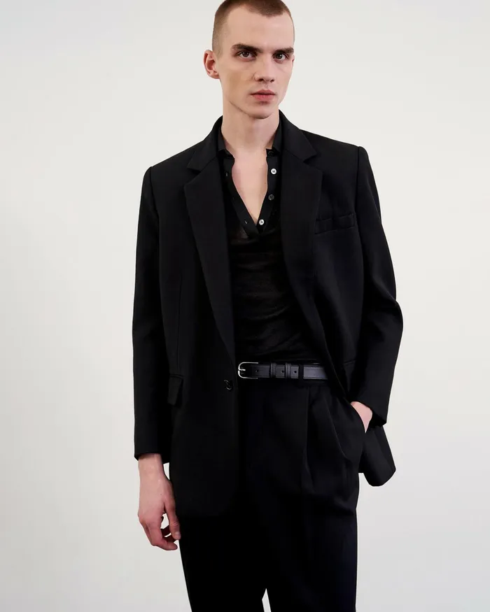 DUMAS BLAZER Black Men Nili Lotan Jackets and Coats