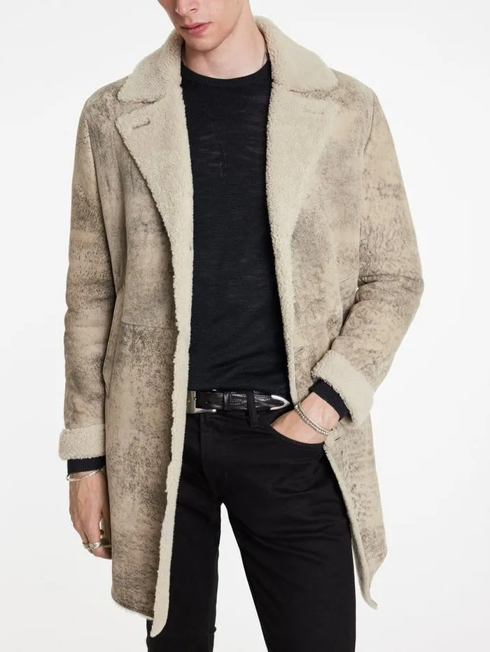 DUNCAN COAT Cork Men John Varvatos Leather Jackets