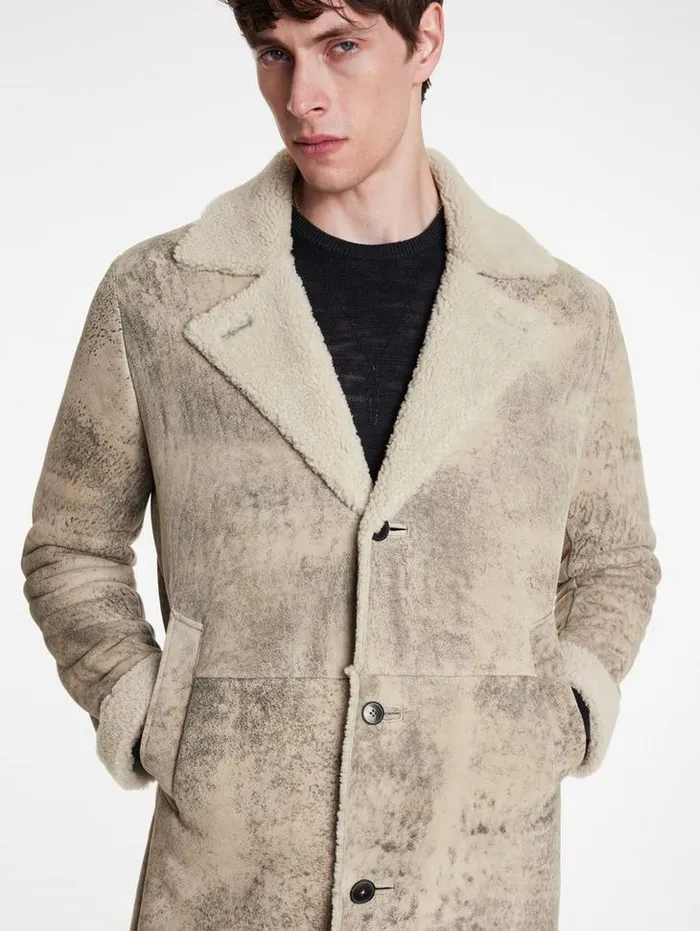 DUNCAN COAT Cork Men John Varvatos Leather Jackets