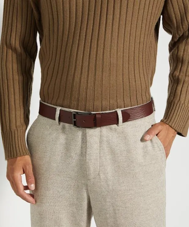 Dune London Belts Men Brown Leather Belt Brown