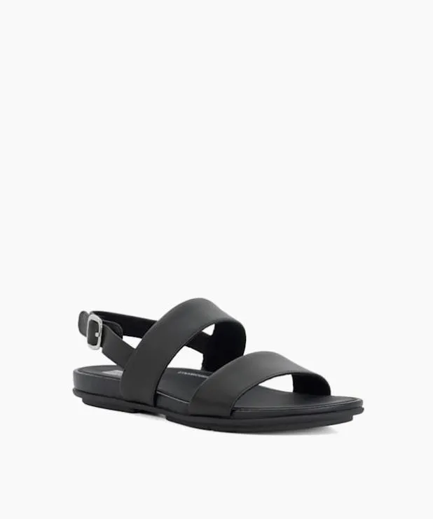Dune London Black Sandals Women Double Strap Sandal Black