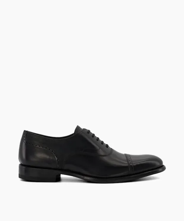 Dune London Black Shoes Men Leather Oxford Shoes Black