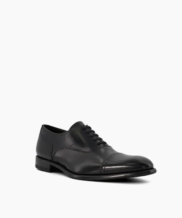 Dune London Black Shoes Men Leather Oxford Shoes Black