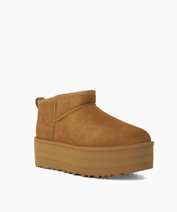 Dune London Brown Boots Women Ultra Mini Platform Boots Brown