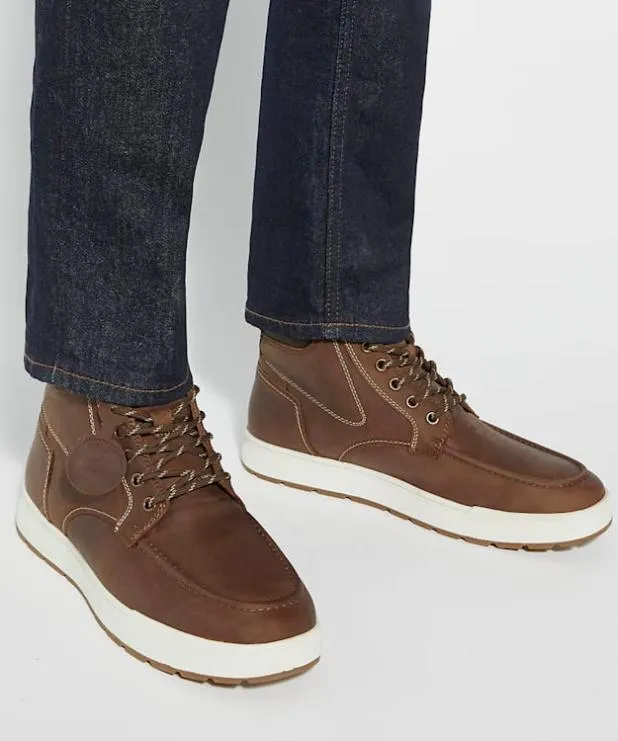 Dune London Brown Shoes Men Lace Up High Tops Brown