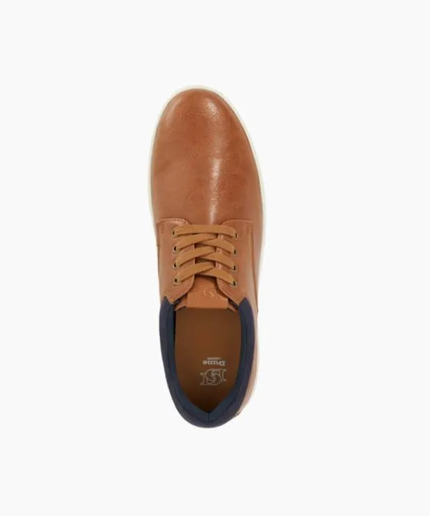 Dune London Brown Shoes Men LaceUp Trainers Brown
