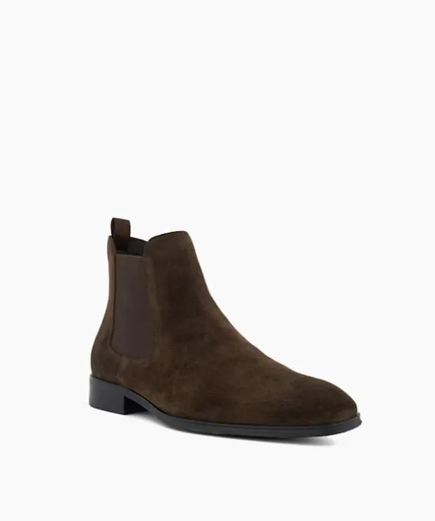 Dune London Chelsea Boots Men Suede Chelsea Boots Brown Suede