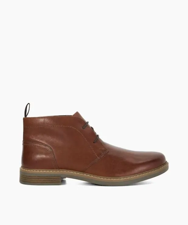 Dune London Chukka Boots Men Brown Leather Boots Brown