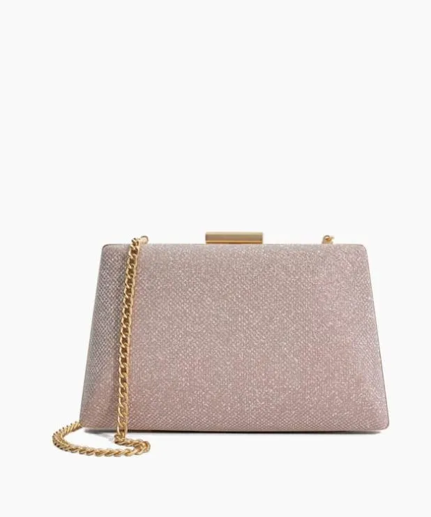 Dune London Clutch Bags Women Metallic Box Clutch Bag Metallic