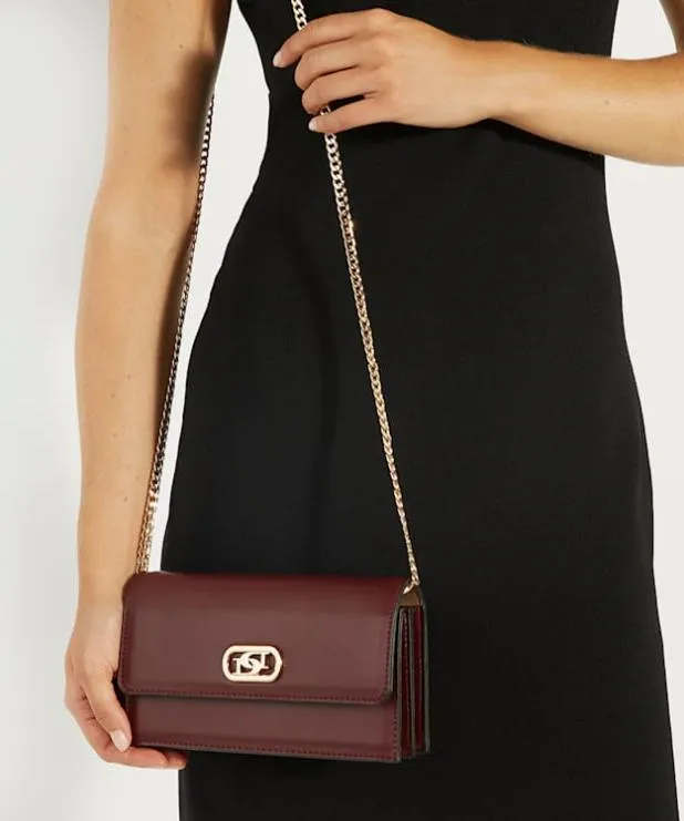 Dune London Crossbody Bags Women Branded Micro Bag Red Synthetic
