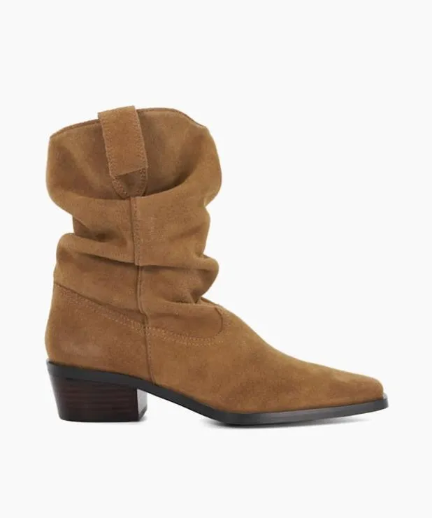 Dune London Flat Boots Women Relaxed Western Boots Neutral