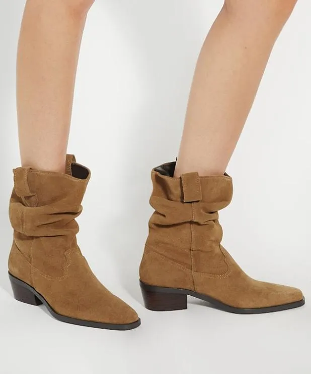 Dune London Flat Boots Women Relaxed Western Boots Neutral