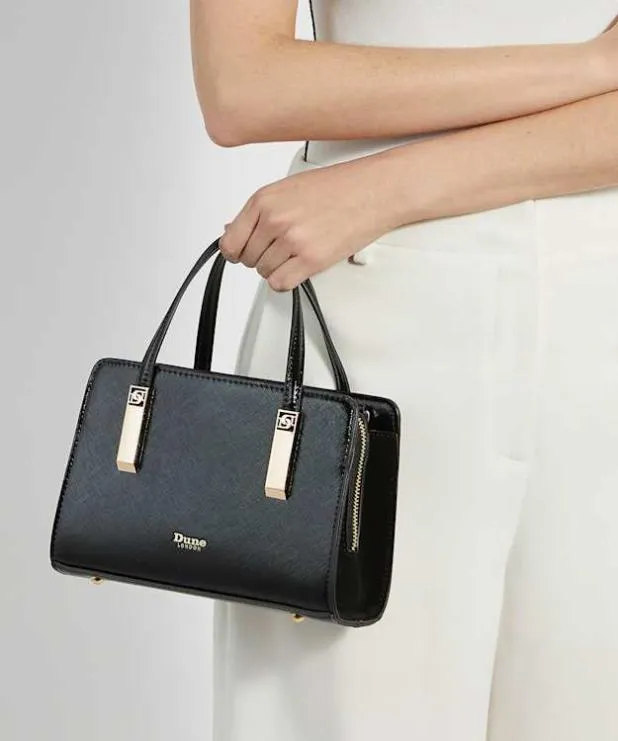 Dune London Handbags Women Small Tote Bag Black Synthetic