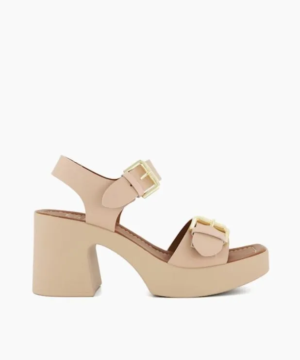 Dune London Heeled Sandals Women MidPlatform Sandals Pink