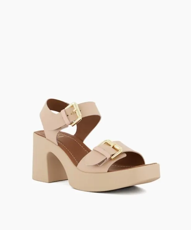 Dune London Heeled Sandals Women MidPlatform Sandals Pink
