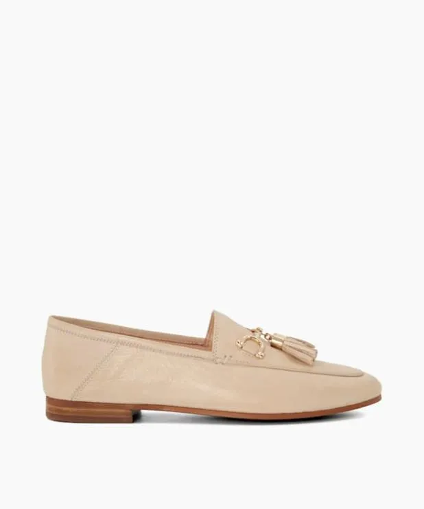Dune London Loafers Women Tassel Trimmed Loafers Neutral
