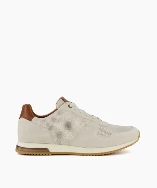 Dune London Trainers Men LaceUp Runner Trainers White