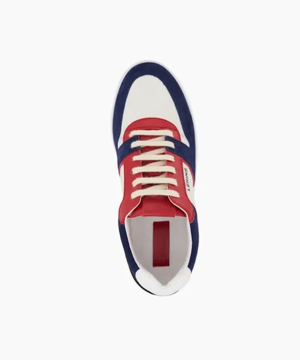Dune London Trainers Men Suede Recycled LaceUp Trainers Blue Suede
