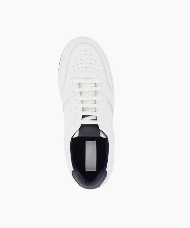 Dune London Trainers Men Sustainable Leather LaceUp Trainers White Leather