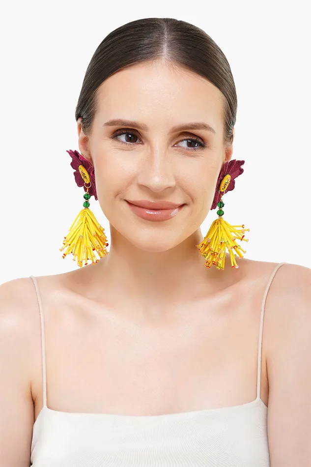 Earrings America and Beyond Women Timeless Mystic Floral Earring