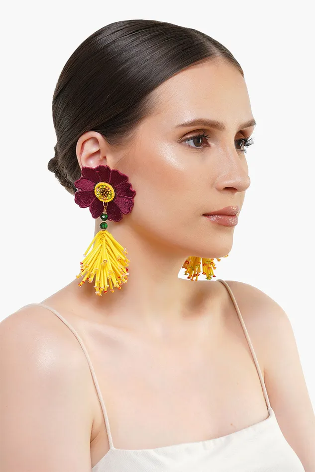 Earrings America and Beyond Women Timeless Mystic Floral Earring
