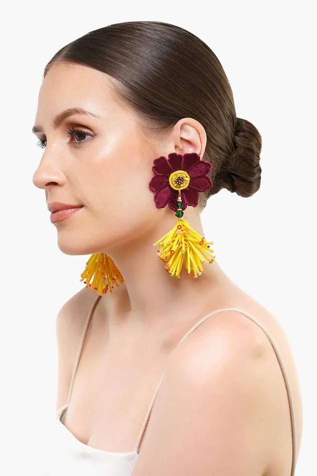 Earrings America and Beyond Women Timeless Mystic Floral Earring