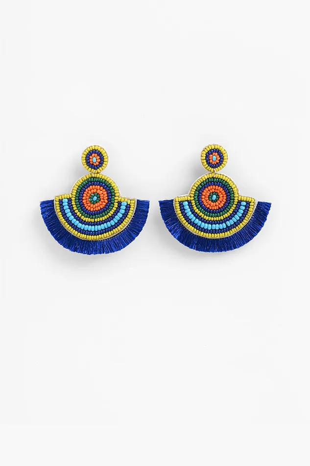 Earrings Women Cool Camo Hand Embellished Earrings America and Beyond