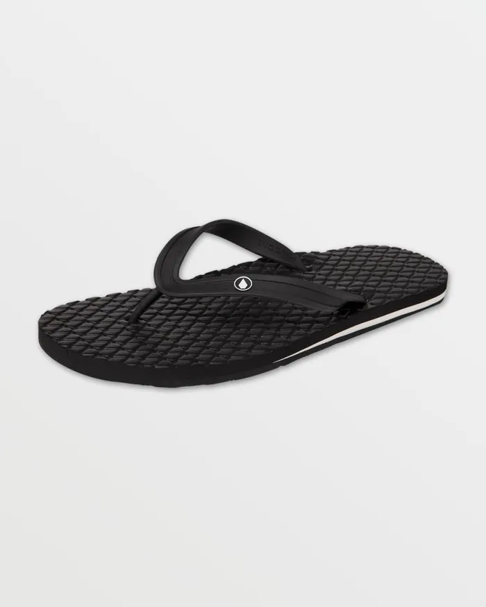 Eco Concourse Sandals 8211 Black Mens Volcom Sandals