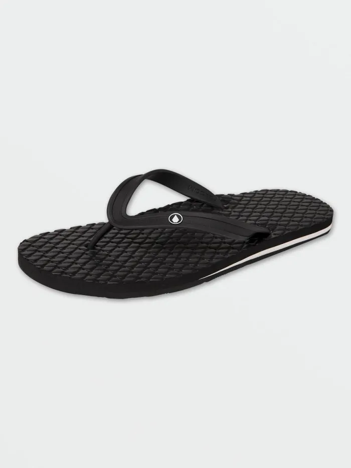 Eco Concourse Sandals 8211 Black Mens Volcom Sandals