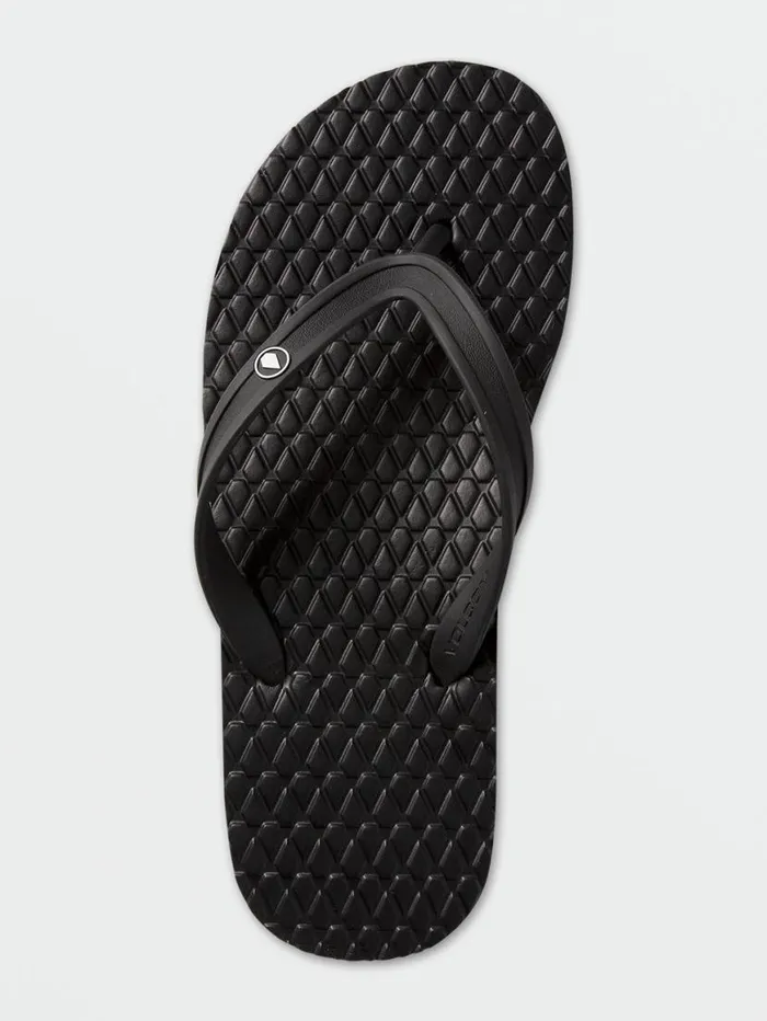 Eco Concourse Sandals 8211 Black Mens Volcom Sandals
