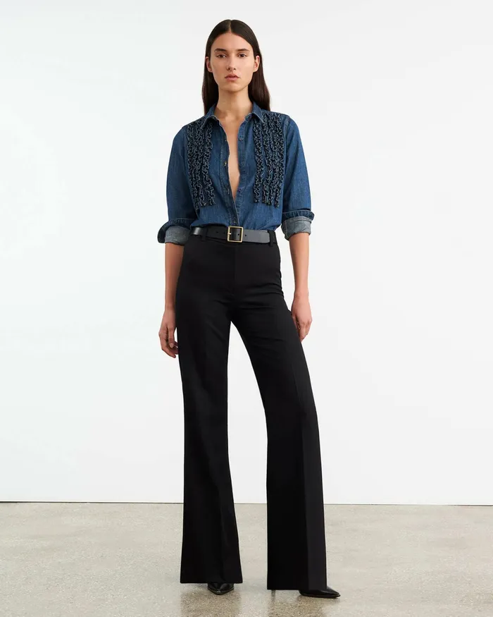 EFFY PANT Black Women Nili Lotan Pants and Shorts