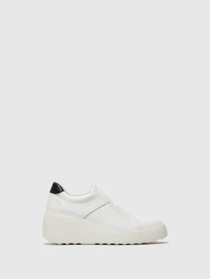 Elasticated Trainers DITO581FLY WHITE Women Fly London Trainers