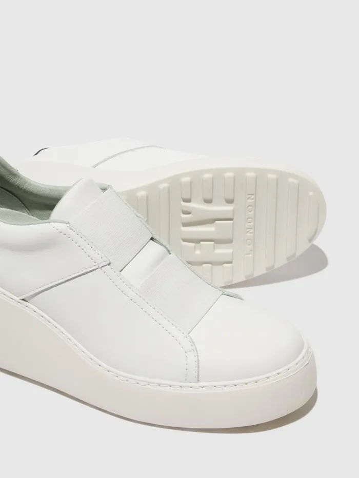 Elasticated Trainers DITO581FLY WHITE Women Fly London Trainers